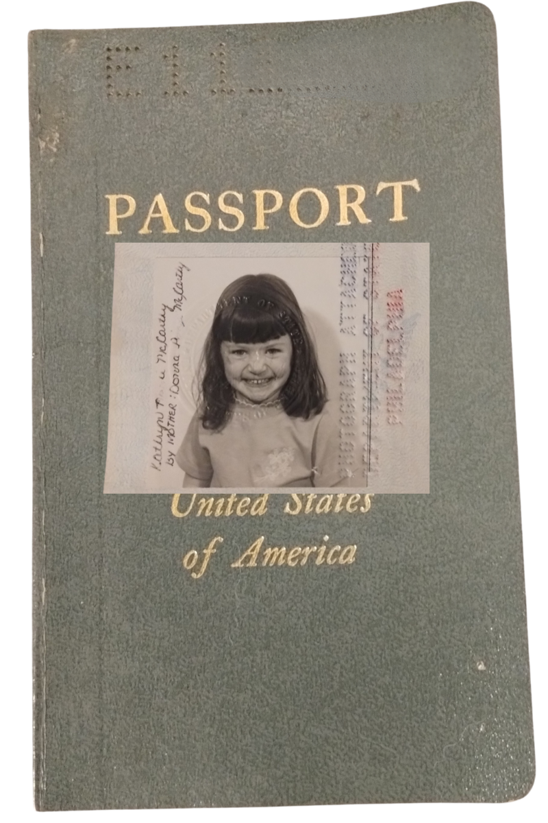 My first passport, age 4